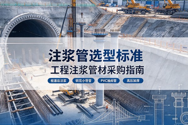 池州注浆管选型标准