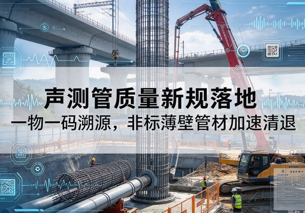 池州声测管质量新规落地，一物一码溯源，非标薄壁管材加速清退